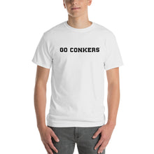 Short Sleeve T-Shirt - Go Conkers on Front / Conkers Caricature on Back