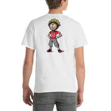 Short Sleeve T-Shirt - Go Conkers on Front / Conkers Caricature on Back