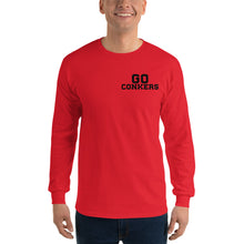 Long Sleeve T-Shirt Go Conkers on front, Definition on back